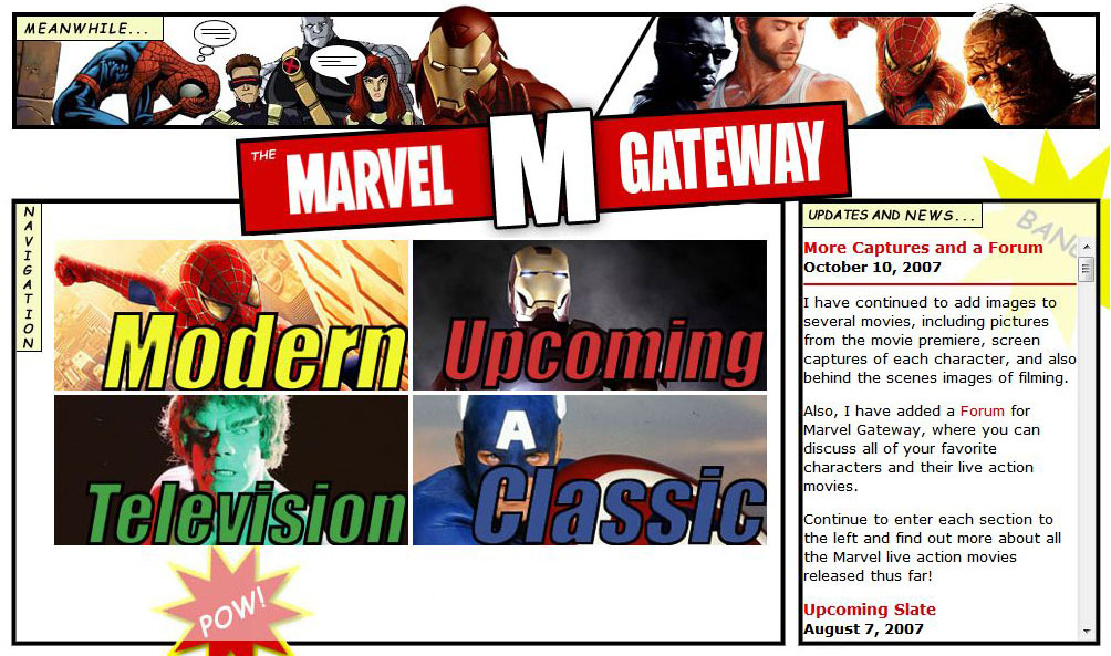 Marvel Gateway in 2007